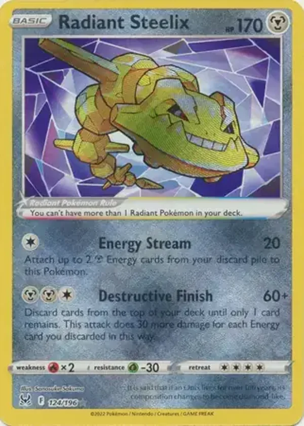 Lost Origin  124/196 Radiant Steelix