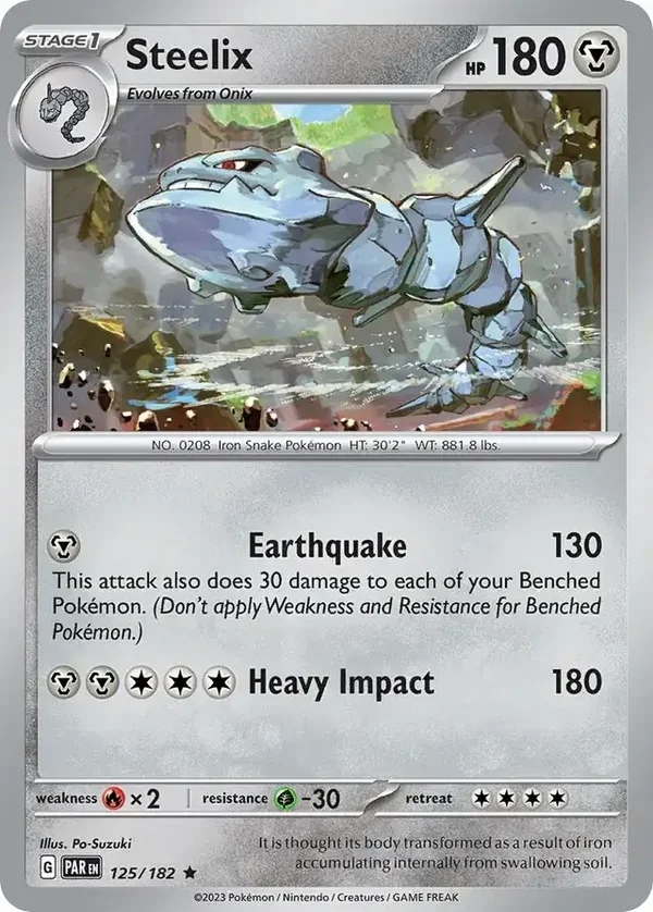 Paradox Rift  125/182 Steelix Holofoil