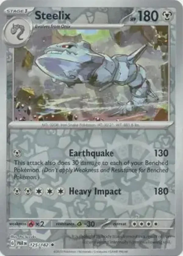 Paradox Rift  125/182 Steelix Rev Holo