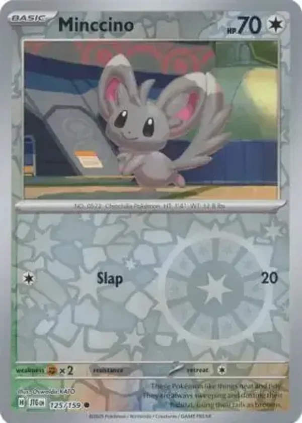 Journey Together  125/159 Minccino Rev Holo