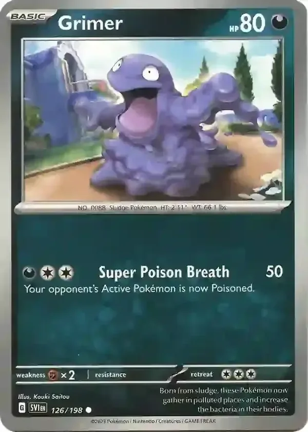 Scarlet & Violet  126/198 Grimer