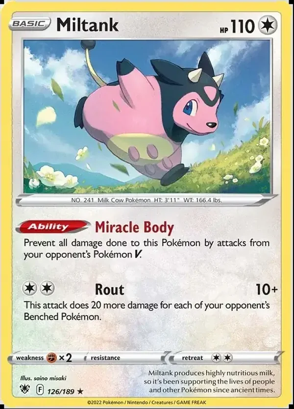 Astral Radiance  126/189 Miltank Holofoil