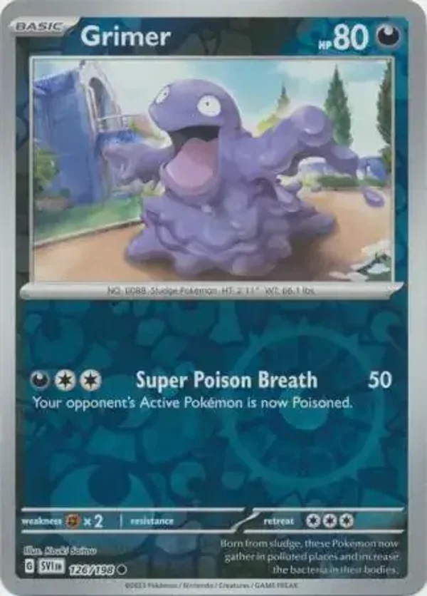 Scarlet & Violet  126/198 Grimer Rev Holo