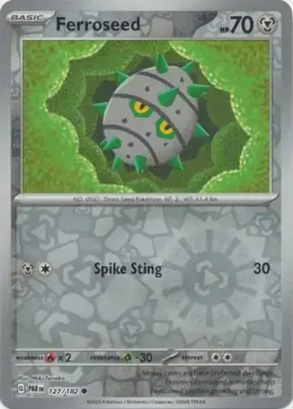 Paradox Rift  127/182 Ferroseed Rev Holo
