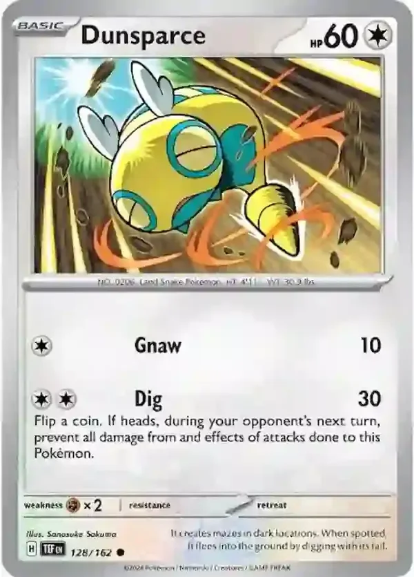 Temporal Forces  128/162 Dunsparce
