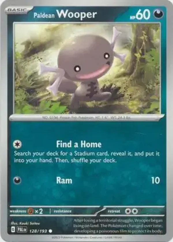 Paldea Evolved  128/193 Paldean Wooper
