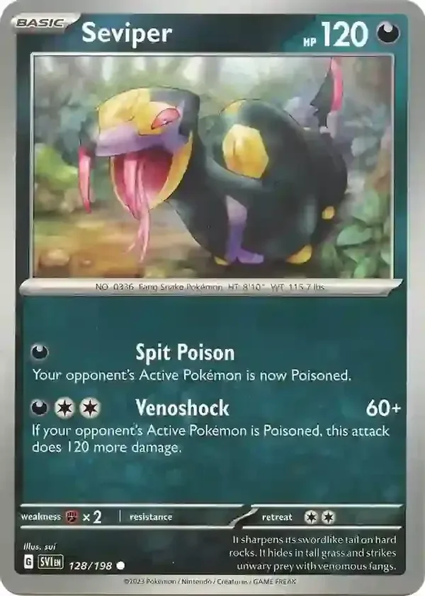 Scarlet & Violet  128/198 Seviper
