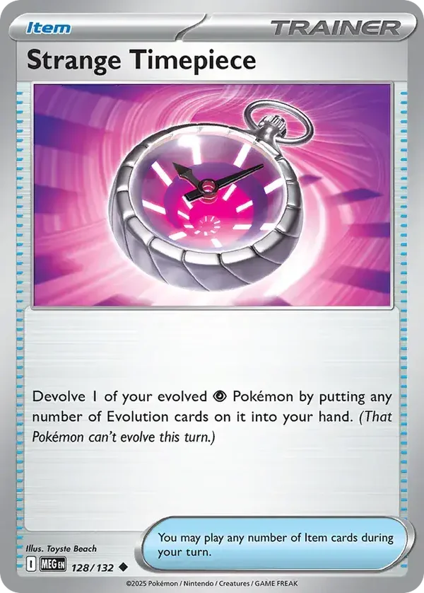 Mega Evolution  128/132 Strange Timepiece