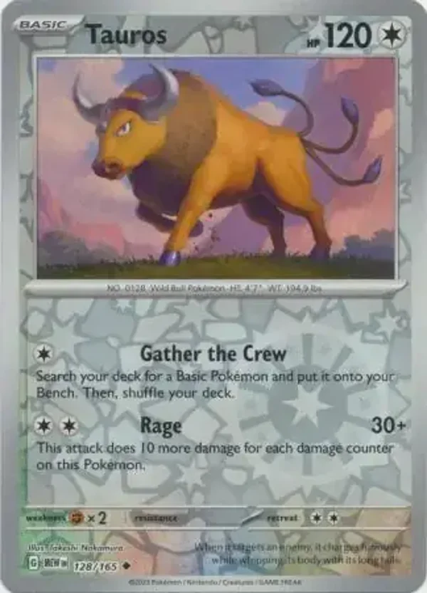 151  128/165 Tauros Rev Holo