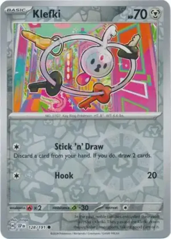 Surging Sparks  128/191 Klefki Rev Holo