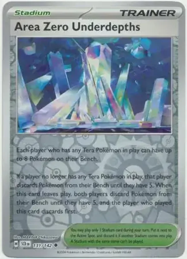 Stellar Crown  131/142 Area Zero Underdepths Rev Holo