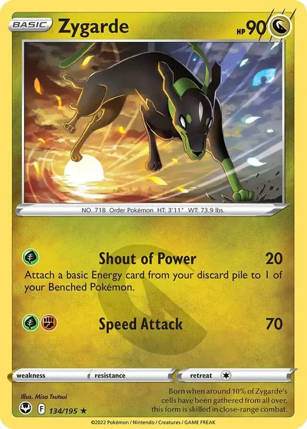Silver Tempest  134/195 Zygarde