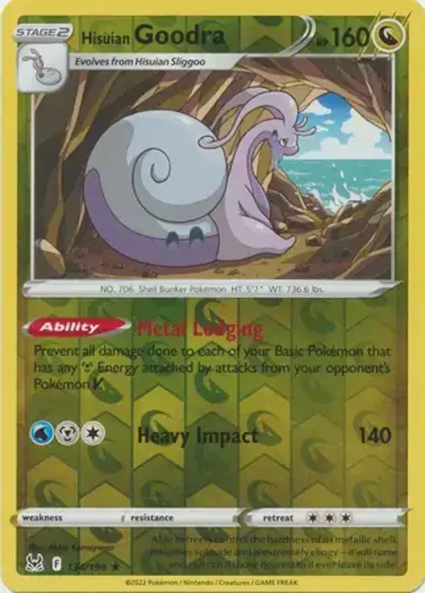 Lost Origin  134/196 Hisuian Goodra Rev Holo