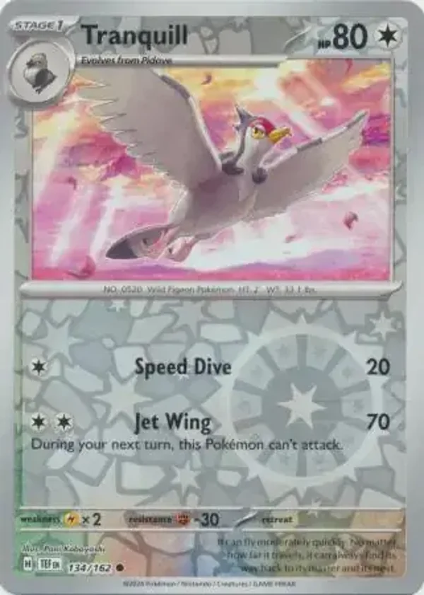 Temporal Forces  134/162 Tranquill Rev Holo