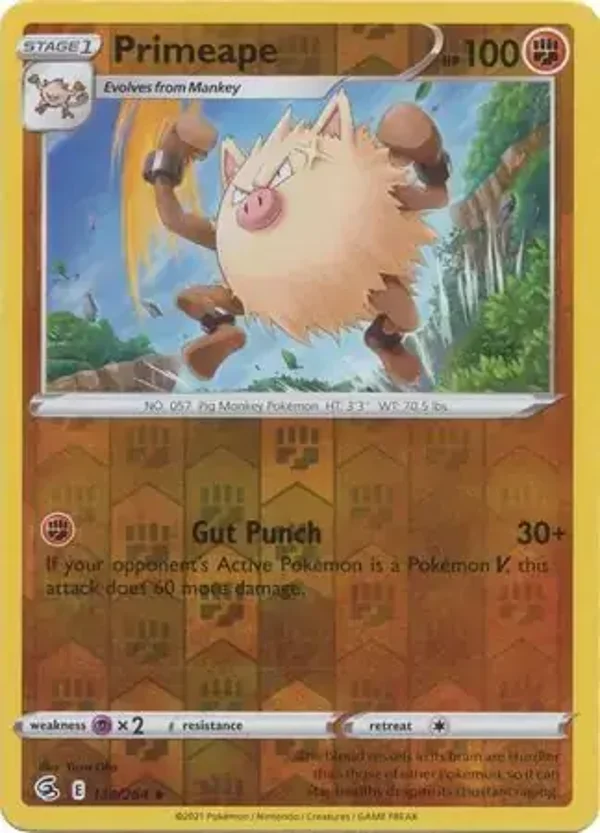 Fusion Strike  134/264 Primeape Rev Holo