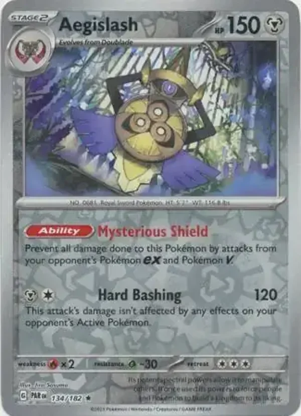 Paradox Rift  134/182 Aegislash Rev Holo