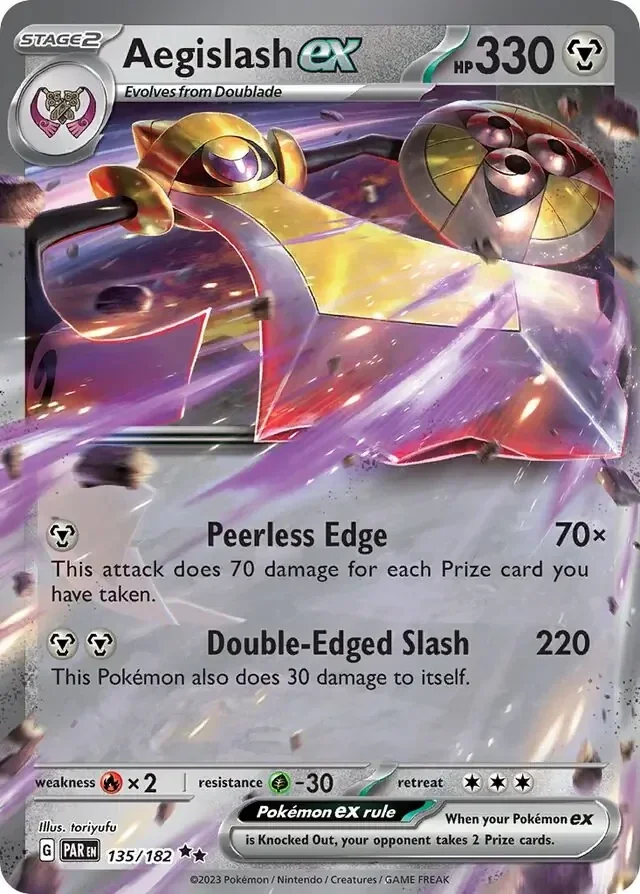 Paradox Rift  135/182 Aegislash Ex
