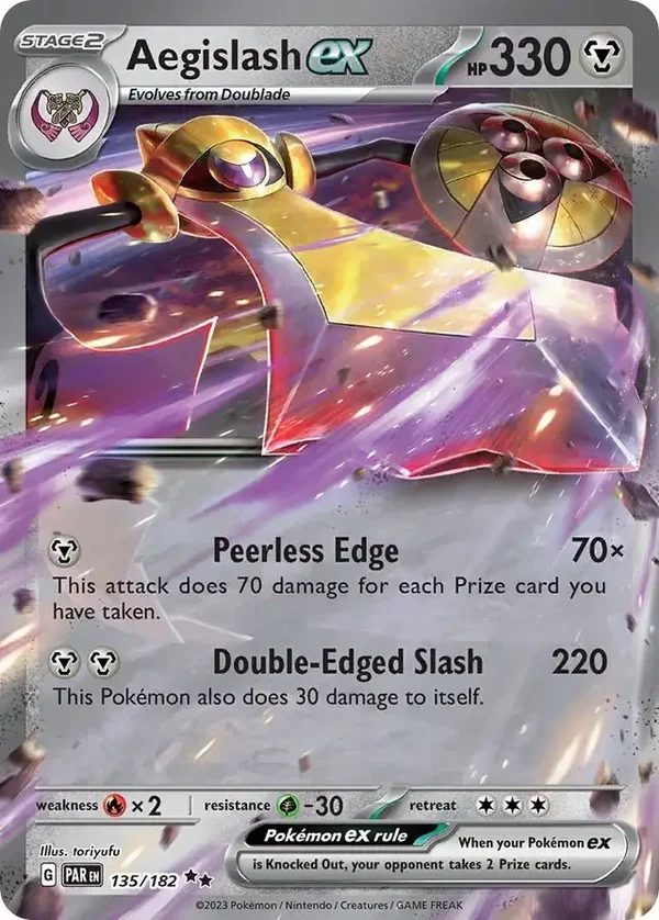 Paradox Rift  135/182 Aegislash Ex