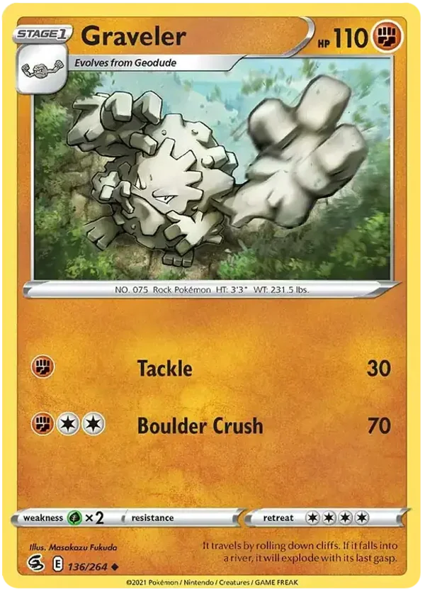 Fusion Strike  136/264 Graveler