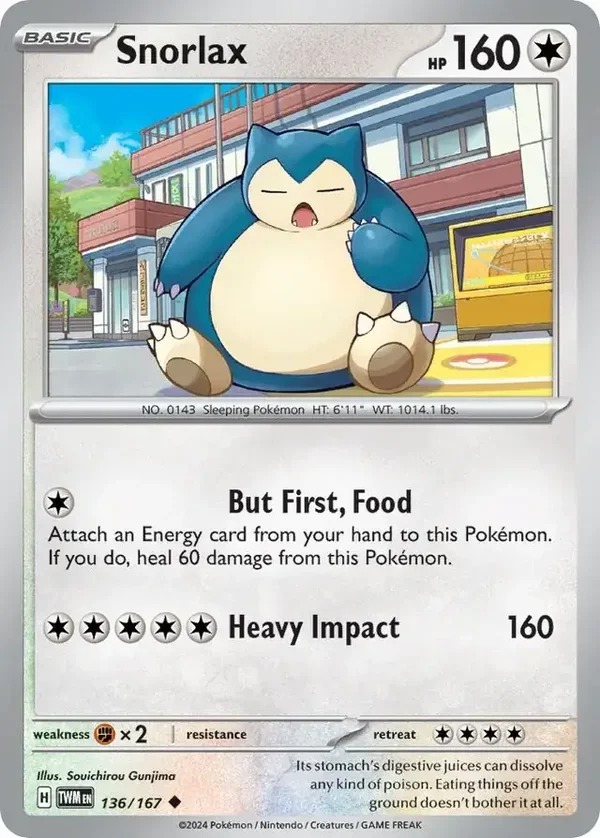 Twilight Masquerade  136/167 Snorlax