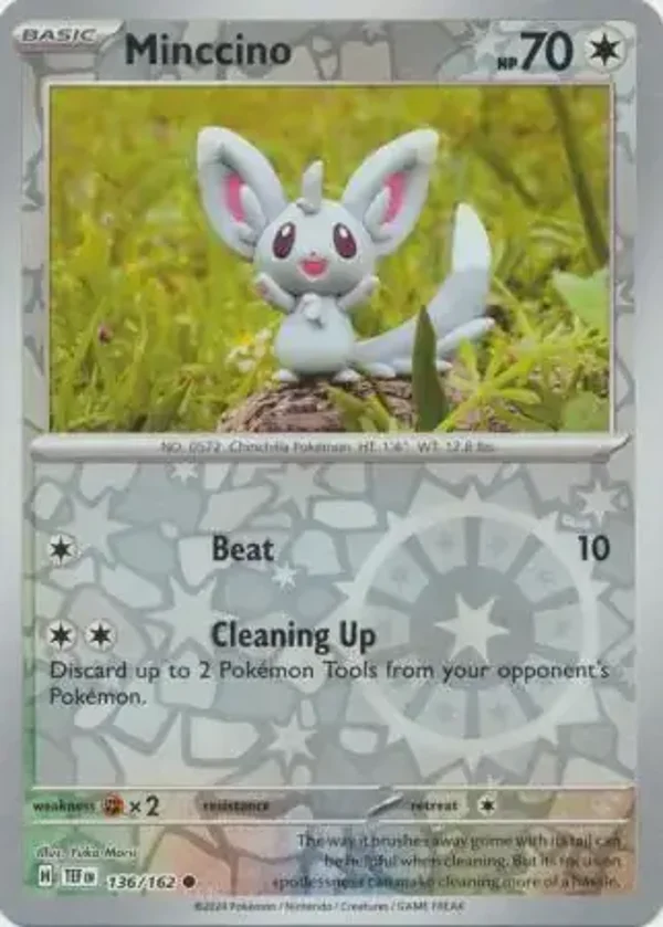 Temporal Forces  136/162 Minccino Rev Holo