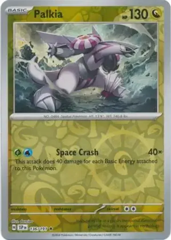 Surging Sparks  136/191 Palkia Rev Holo