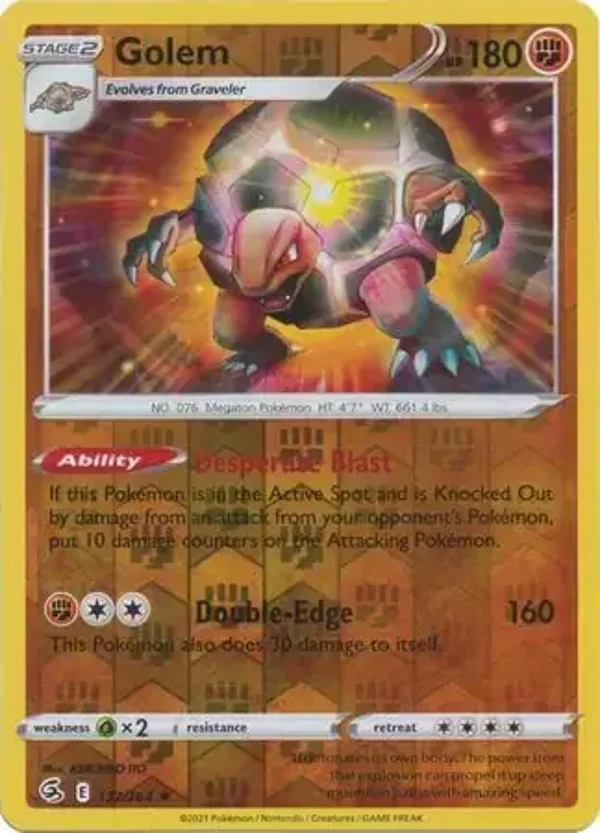 Fusion Strike  137/264 Golem Rev Holo