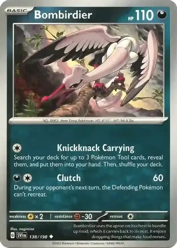 Scarlet & Violet  138/198 Bombirdier