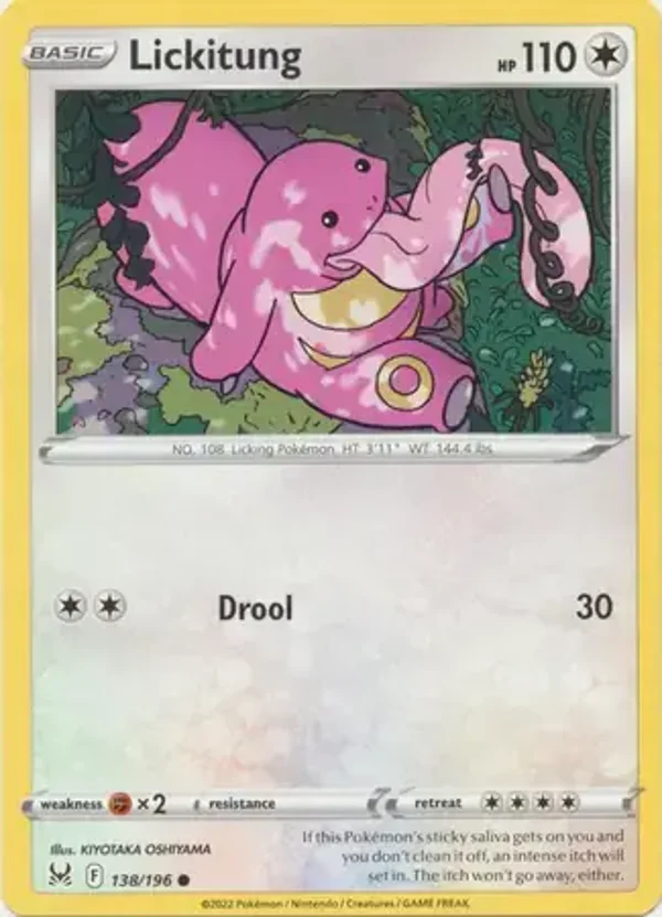 Lost Origin  138/196 Lickitung