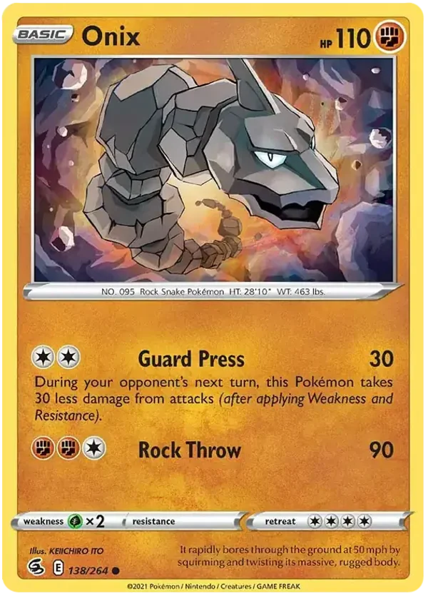 Fusion Strike  138/264 Onix