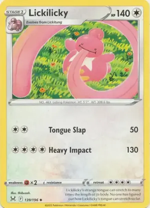 Lost Origin  139/196 Lickilicky