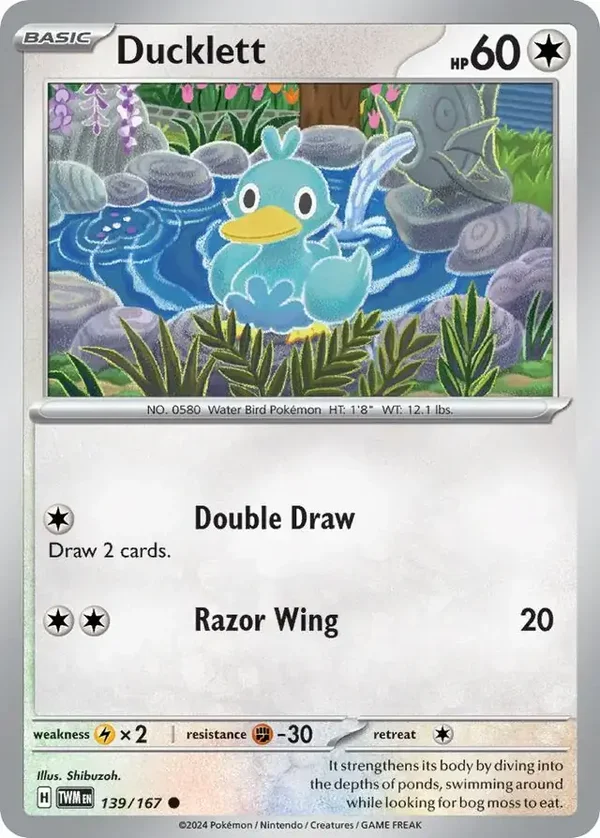 Twilight Masquerade  139/167 Ducklett