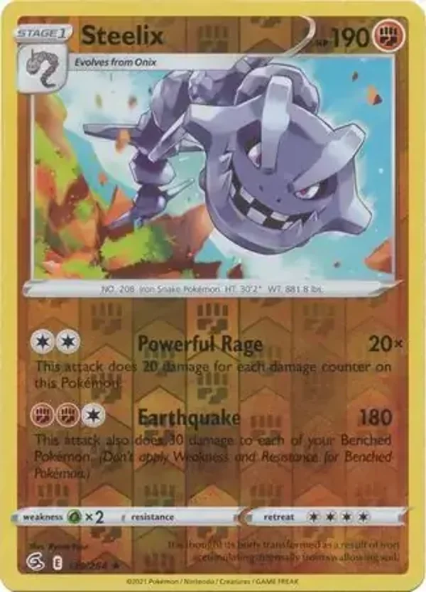 Fusion Strike  139/264 Steelix Rev Holo