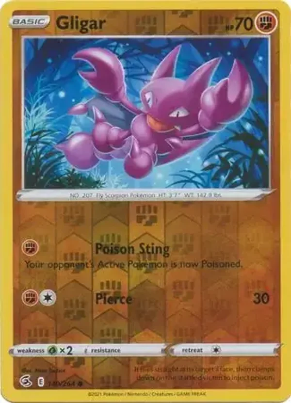 Fusion Strike  140/264 Gligar Rev Holo