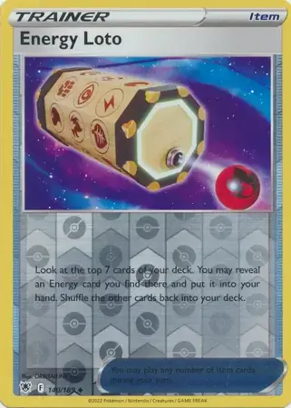 Astral Radiance  140/189 Energy Loto Rev Holo