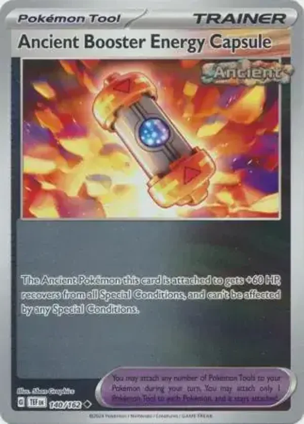 Temporal Forces  140/162 Ancient Booster Energy Capsule Rev Holo