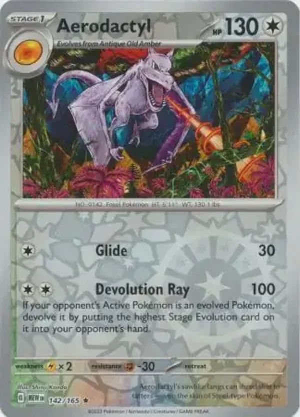 151  142/165 Aerodactyl Rev Holo
