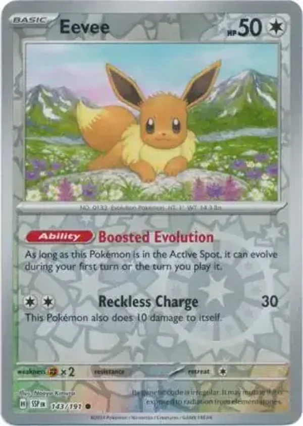 Surging Sparks  143/191 Eevee Rev Holo