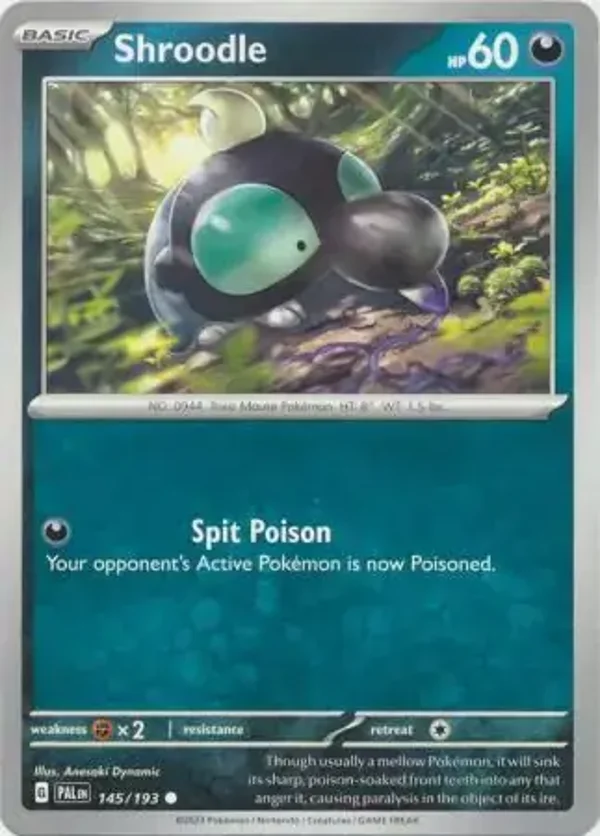 Paldea Evolved  145/193 Shroodle