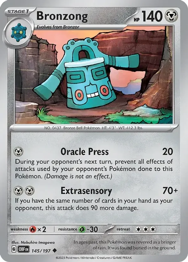 Obsidian Flames  145/197 Bronzong