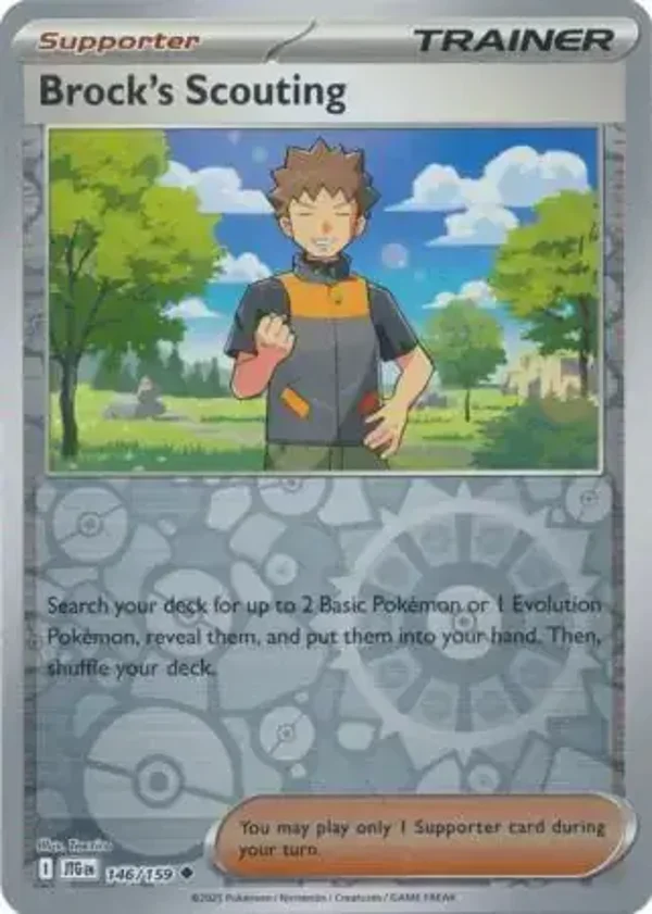 Journey Together  146/159 Brock's Scouting Rev Holo