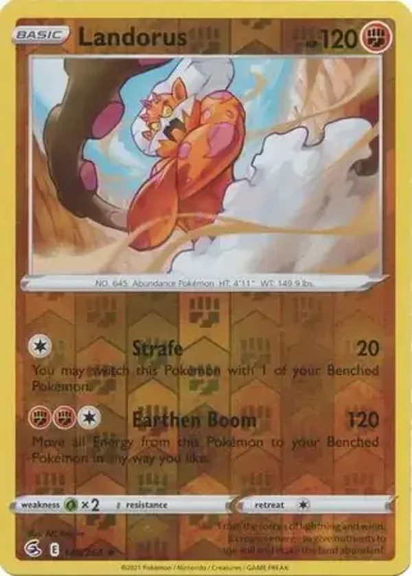 Fusion Strike  148/264 Landorus Rev Holo