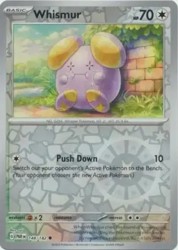 Paradox Rift  148/182 Whismur Rev Holo