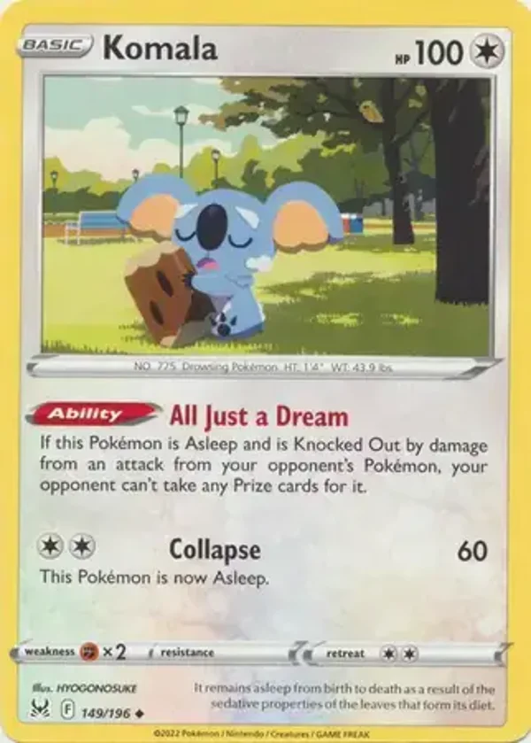 Lost Origin  149/196 Komala