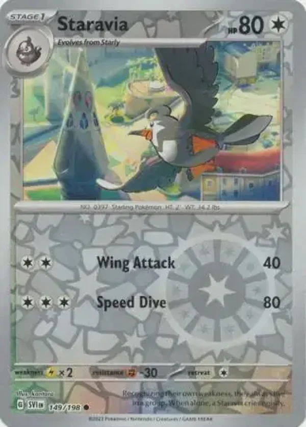 Scarlet & Violet  149/198 Staravia Rev Holo