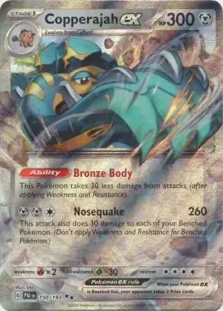 Paldea Evolved  150/193 Copperajah Ex