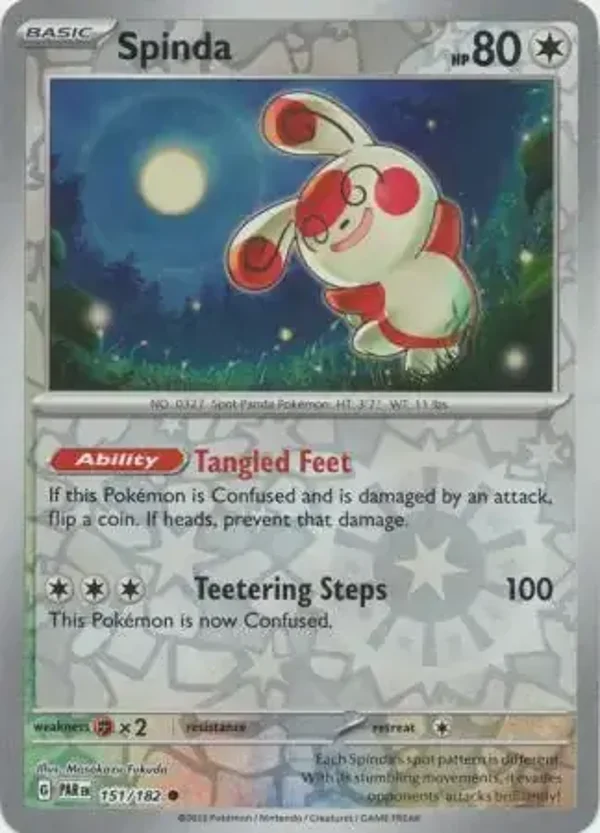 Paradox Rift  151/182 Spinda Rev Holo
