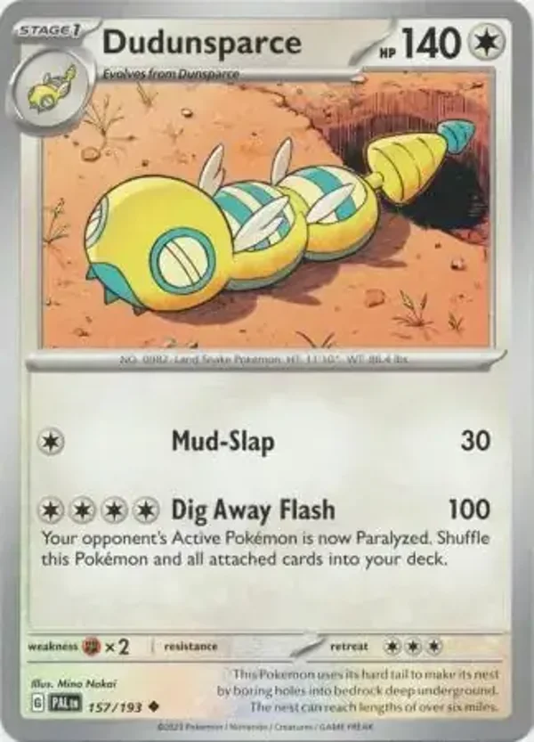 Paldea Evolved  157/193 Dudunsparce