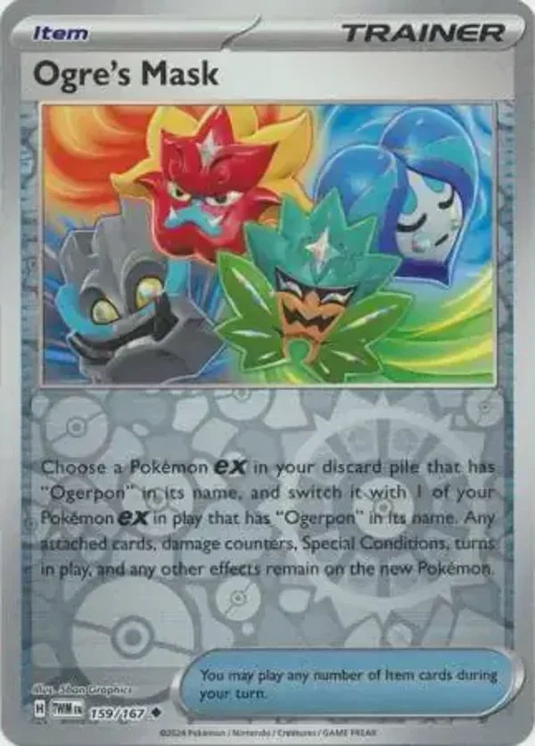 Twilight Masquerade  159/167 Ogre's Mask Rev Holo