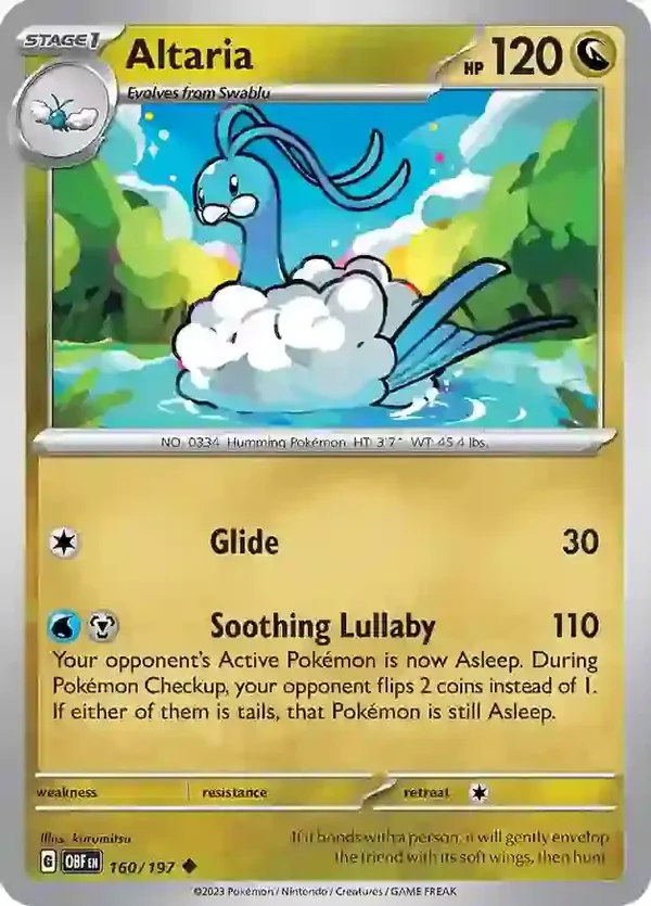 Obsidian Flames  160/197 Altaria